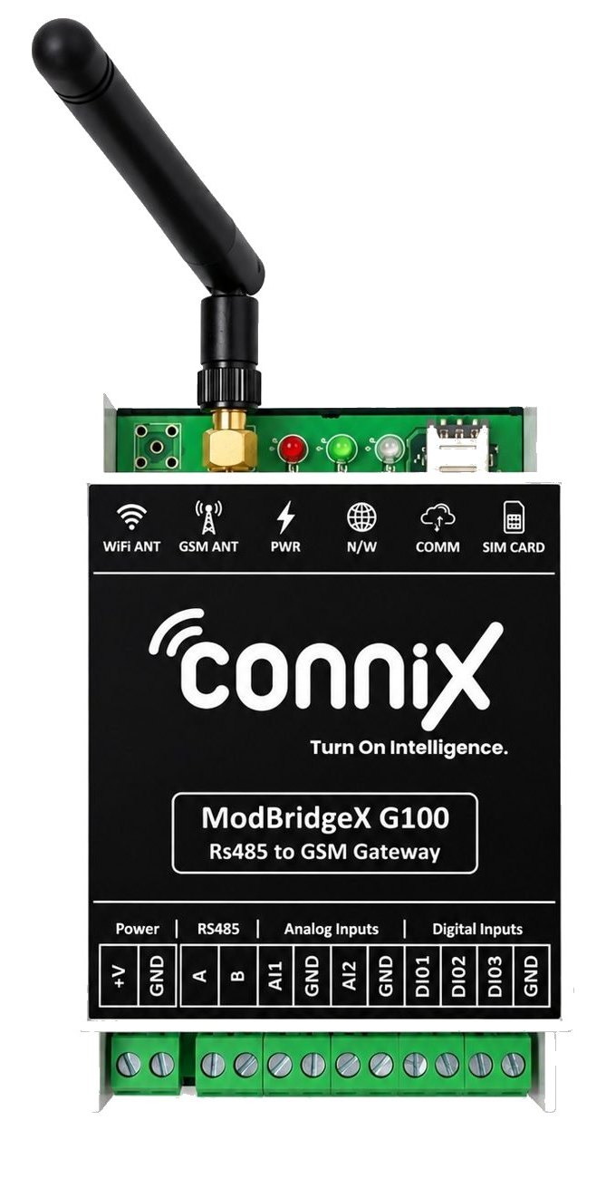 ModBridgeX — Modbus-to-Cloud Industrial IoT Gateway